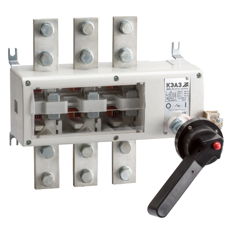 Выключатель нагрузки ВНК-39-31131-630А-IP54-УХЛ3 | 120141 | КЭАЗ — КЭАЗ (Курский электроаппаратный завод)