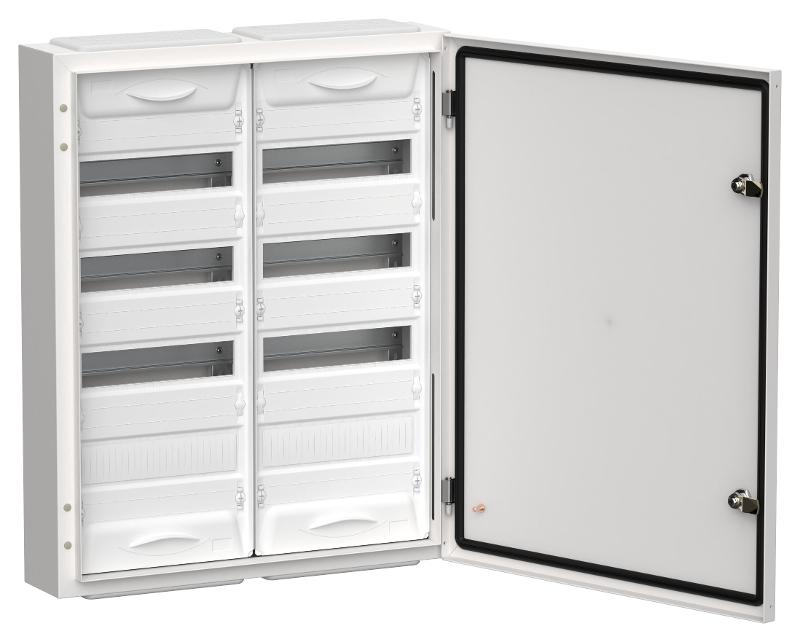 TITAN 5 Корпус металлический ЩРн-96 (2х48) 710х570х140 IP54 белый | TI5-50-N-2X048-54 |  IEK — IEK (ИЭК)
