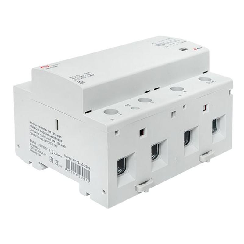 Контактор модульный КМ 125А 4NO 230VAC (6 мод.) AVERES | km-av-6-125-40-230V | EKF — миниатюра 9