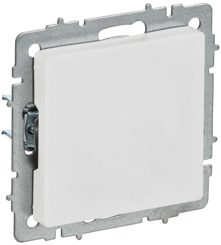 BRITE Заглушка с суппортом МЗ10-БрАБ арктический белый  | BR-PL10-K91 | IEK — IEK (ИЭК)