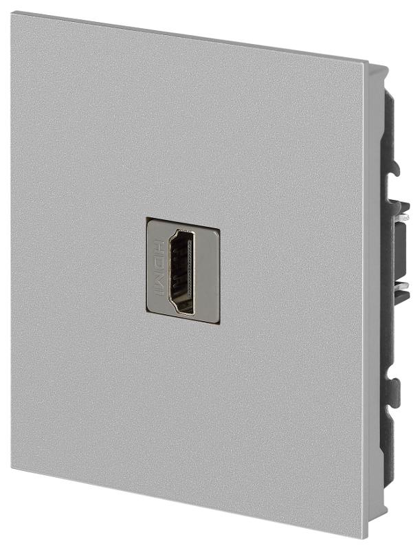 Розетка Arktik 16-3114-03 HDMI алюминий | Б0070506 | ЭРА — миниатюра 3