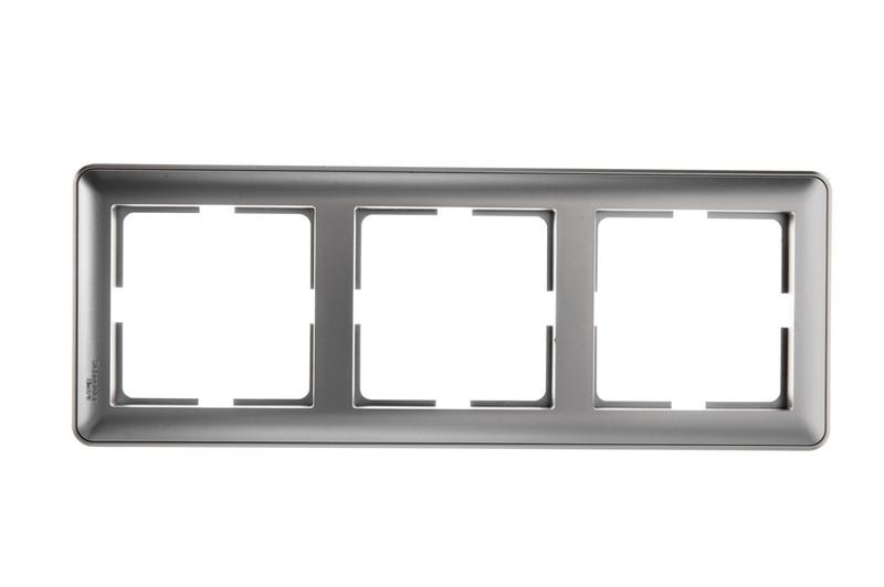 W59 Матовый хром Рамка 3-ая | KD-3-58 | SE — Systeme Electric