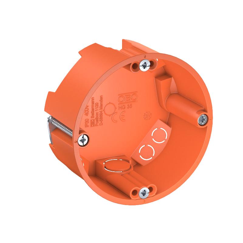 Монтажная коробка для установки в полую стену Ø68mm, H35mm, без галогена, IP30 | 2003800 | OBO Bettermann — OBO Bettermann