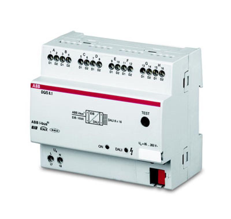 DG/S 8.1 DALI Интерфейс, 8-канальный, MDRC | 2CDG110025R0011 | ABB — ABB