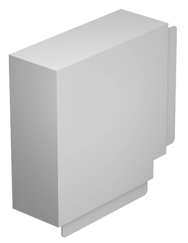 Крышка плоского угла кабельного канала WDK 100x230 мм (ПВХ,белый) (WDK HF100230RW) | 6193033 | OBO Bettermann — OBO Bettermann