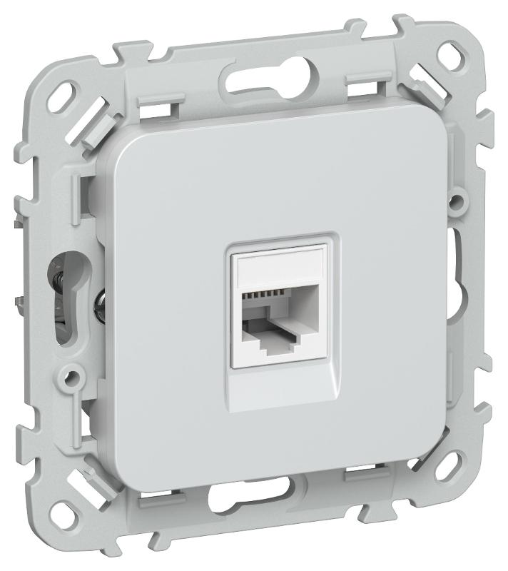 FLITE Розетка компьютерная RJ45 кат.6 UTP РК6-1-0-ФлЖ жемчуг | FI-K12-2-K36 | IEK — IEK (ИЭК)