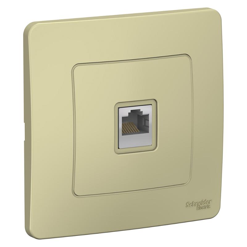 Blanca Бежевый С/У Розетка компьютерная RJ45, кат.5E | BLNIS045007 | SE — Systeme Electric