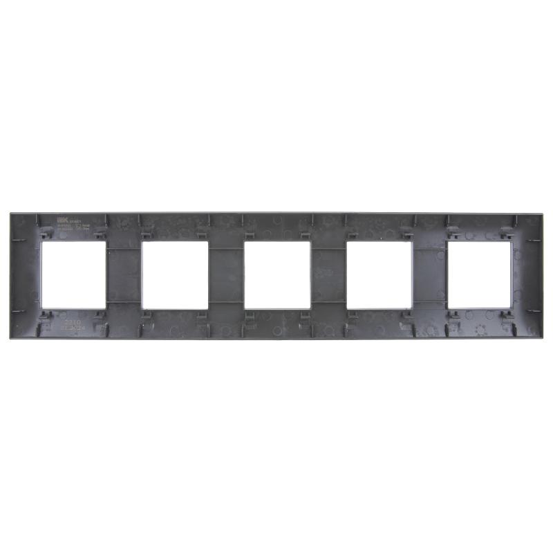 SKANDY Рамка 5-местная SK-F05G графит | SK-M52-K53 | IEK — миниатюра 3