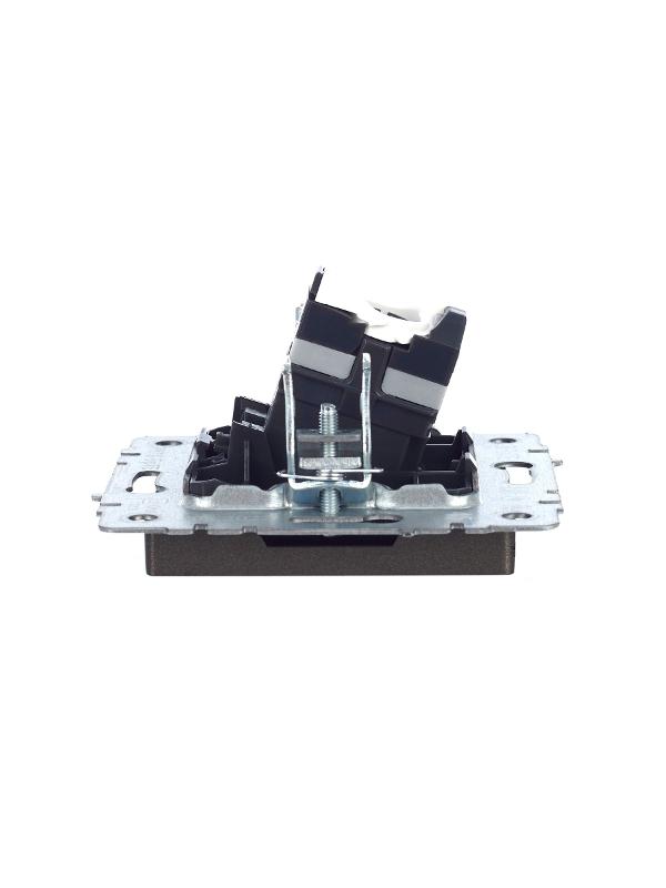 BRITE Розетка компьютерная RJ45 кат.5E РК10-БрТБ темная бронза | BR-K10-1-K45 | IEK — миниатюра 16