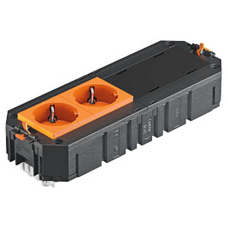Коробка монтажная укомплектованная UT4 GST18i (2 розетки + 2 заглушки) | 7404670 | OBO Bettermann — миниатюра 2