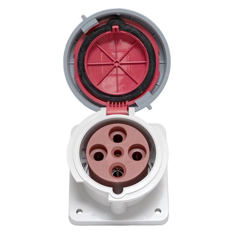 Розетка стационарная внутренняя 3342 3Р+РЕ 63А 380В IP67 EKF PROxima | ps-3342-63-380 | EKF — миниатюра 18