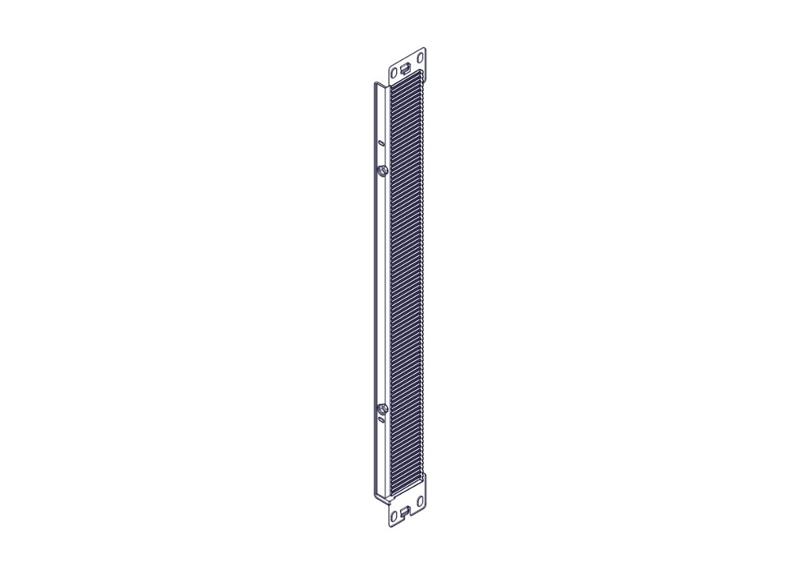 Щеточный уплотнитель Systeme Electric, серия Uniprom, 1U, 2шт, черный | UT8429 | SE — миниатюра 10