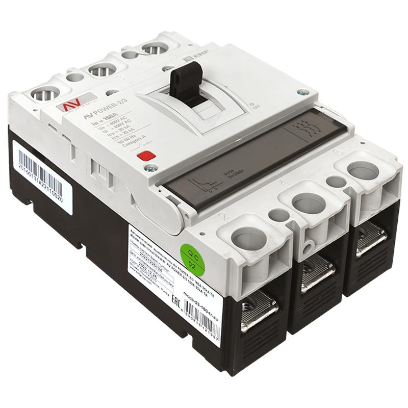 Выключатель автоматический AV POWER-2/3 160А 35kA TR | mccb-23-160-TR-av | EKF — миниатюра 4