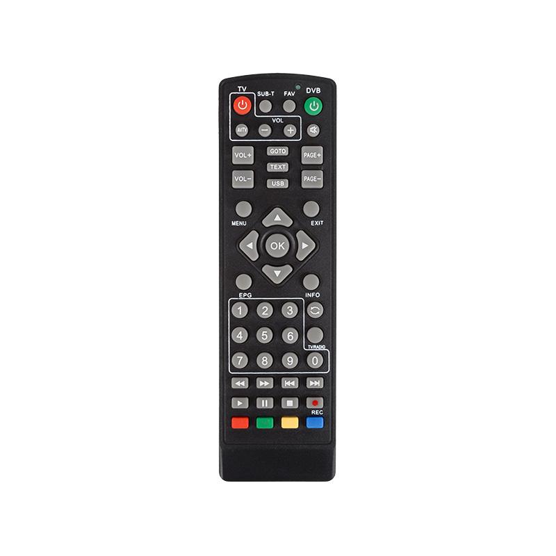 Пульт универсальный для DVB-T2 с функцией управления телевизором (RX-DVB-014) | 38-0014 | REXANT — REXANT
