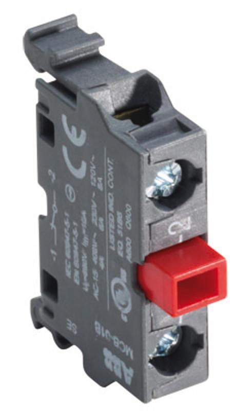 Контактный блок MCB-01B для монтажа в боксы 1НЗ | 1SFA611610R2010 | ABB — ABB
