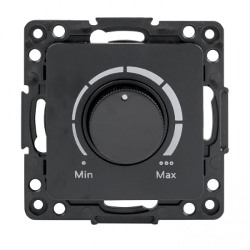 Стокгольм Механизм Светорегулятора 600W 220В черный PROxima | EZD06-101-10 | EKF — миниатюра 1