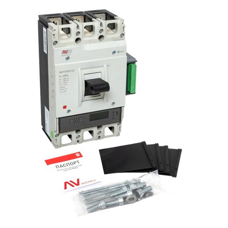 Выключатель автоматический AV POWER-3/3 630А 100kA ETU6.2 AVERES | mccb-33-630H-6.2-av | EKF — миниатюра 16