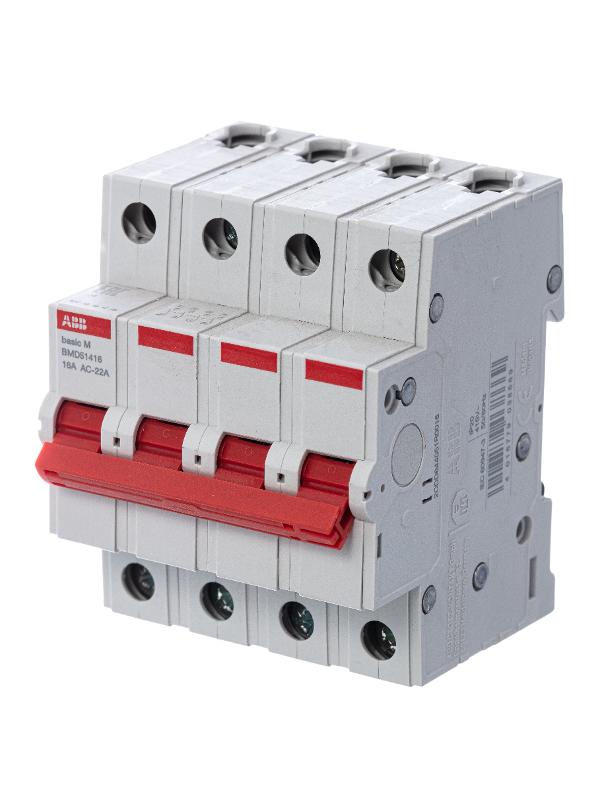 Выключатель нагрузки 4P 16A BMD51416 | 2CDD644051R0016 | ABB — ABB