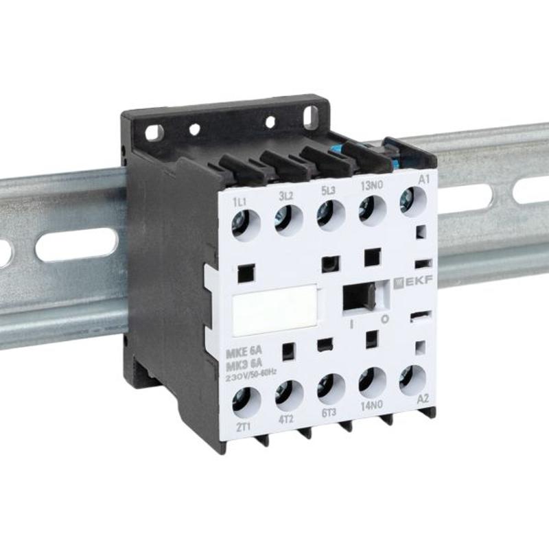 Миниконтактор МКЭ 6А 230В 1NO EKF PROxima | Mctr-s-6-230 | EKF — миниатюра 26