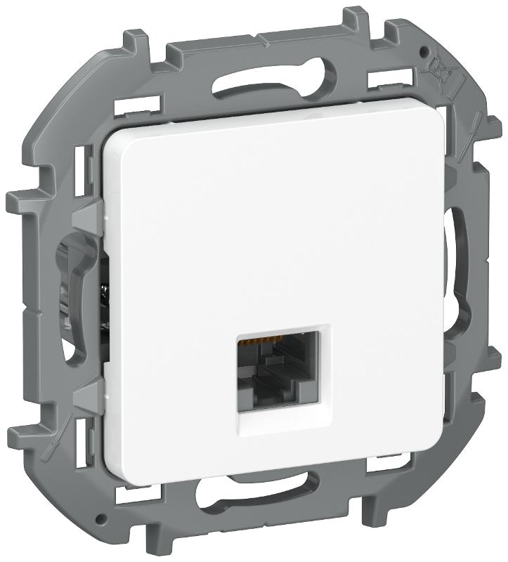Inspiria Белый Розетка компьютерная RJ45 кат.5Е UTP  | 6738251 | IEK — IEK (ИЭК)