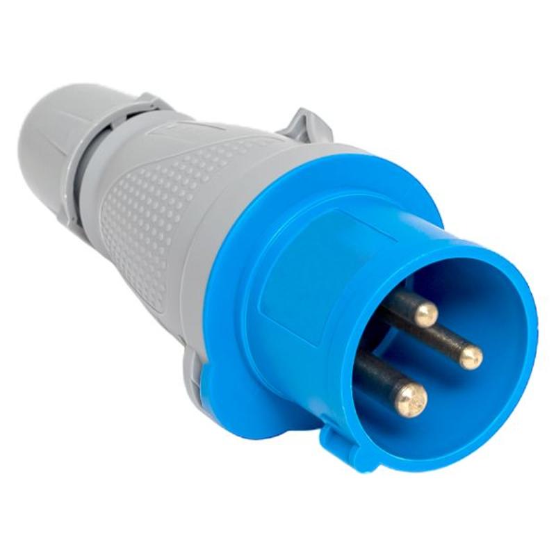 Вилка переносная 013 2Р+РЕ 16А 220В IP44 EKF PROXIMA | ps-013-16-220-PRO | EKF — EKF