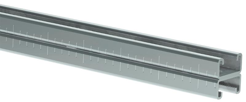 STRUT-профиль перфорированный двойной 41х21х800-2,0 EZ | CLM50D-PSD-41-21-08-2 | IEK — IEK (ИЭК)