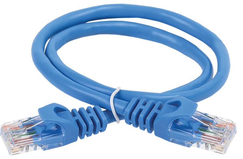 Коммутационный шнур кат. 5Е UTP PVC 7м синий | PC03-C5EU-7M | ITK — фото 1 | Sento