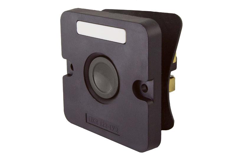 Пост кнопочный ПКЕ 122-1 черный IP40  | SQ0742-0016 | TDM — TDM ELECTRIC