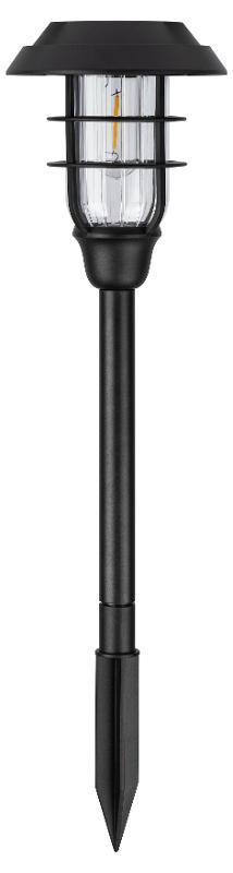 Садовый светильник Лофт на солнечной батарее ERASS12-03 1LED, 11*11*45 см | Б0057652 | ЭРА — миниатюра 3