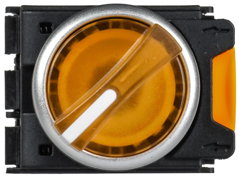 Переключатель с подсв. 2 полож. 1NO+1NC жёлтый MASTER | MI-SW60-11XD-3-14-2-K05 | IEK — миниатюра 4