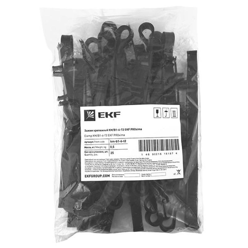 Зажим крепежный КМ/В1-6-T2 | km-b1-6-t2 | EKF — миниатюра 3