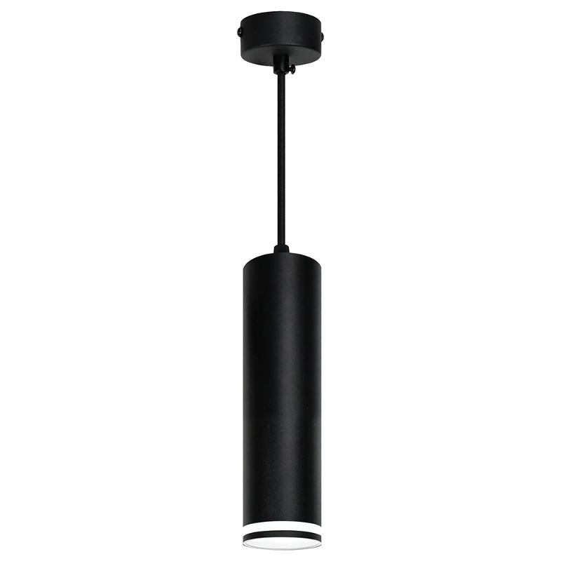Светильник потолочный на подвесе MR16 35W 230V, черный D55*H200 ML1708 Barrel LUNA | 48082 | FERON — миниатюра 2