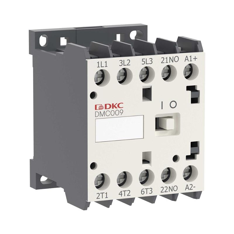 Миниконтактор YON DMC009 9A 4кВт AC3 3P кат. 24В DC 1НО | DMC009-3C10D024 | DKC — DKC (ДКС)