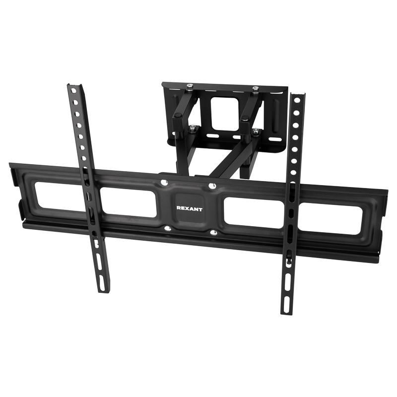 Кронштейн для телевизора 32"-65" дюймов, наклонно-поворотный, двойное колено REXANT серия HOME |38-0096 | REXANT — REXANT