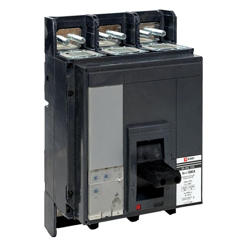 Выключатель автоматический ВА-99C (Compact NS) 1250/1600А 3P 50кА PROxima | mccb99C-1250-1600 | EKF — EKF