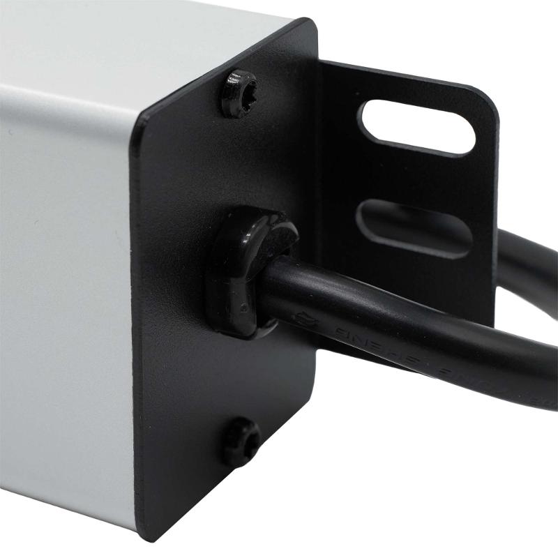 Блок распределения питания  для 19" шкафов, 8 розеток IEC60320 С13, самперметром | R519IEC8AMC14 | DKC — миниатюра 4