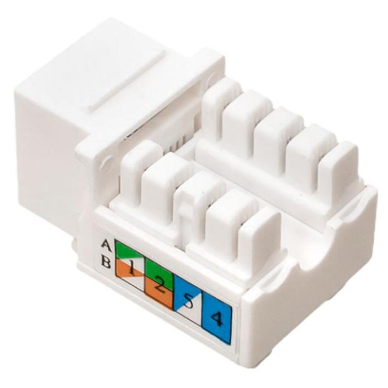 Модуль Keystone TERACOM PRO Cat.6 RJ-45 неэкранированный 110 IDC 90 градусов белый | TRP-KSTN-90D-6UTP-WH | EKF — миниатюра 11