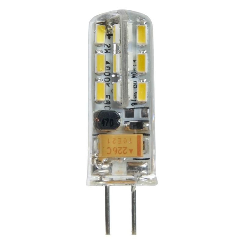 Лампа светодиодная LB-420 (2W) 12V G4 6400K капсула силикон | 25859 | FERON — миниатюра 3