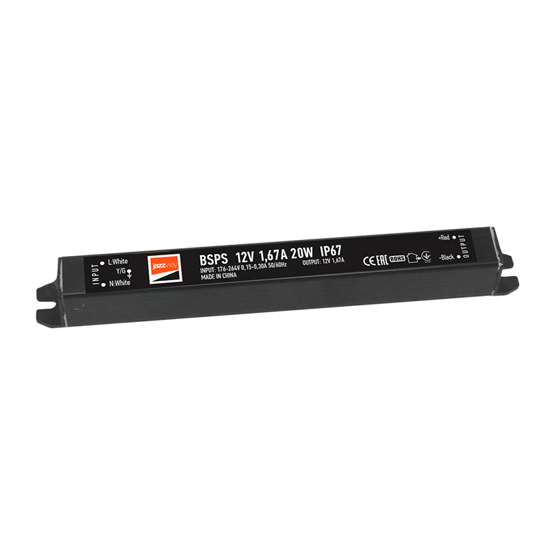 Драйвер для ленты BSPS 12V1,67A=20W IP67 3 г.гар. | .3329242A | Jazzway — фото 1 | Sento