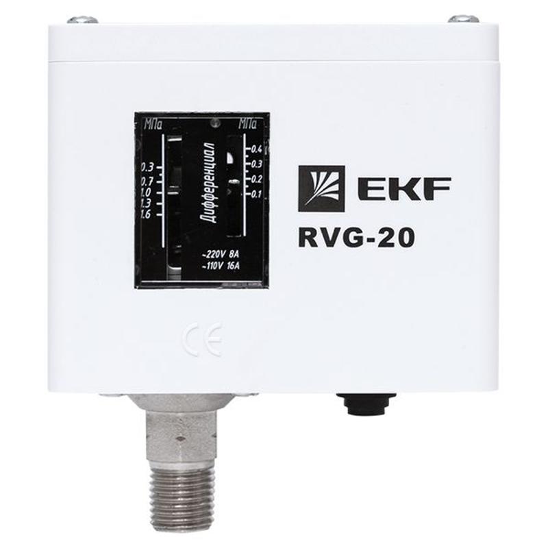 Реле избыточного давления EKF RVG-20-1,6 (1,6 МПа) | RVG-20-1,6 | EKF — миниатюра 26