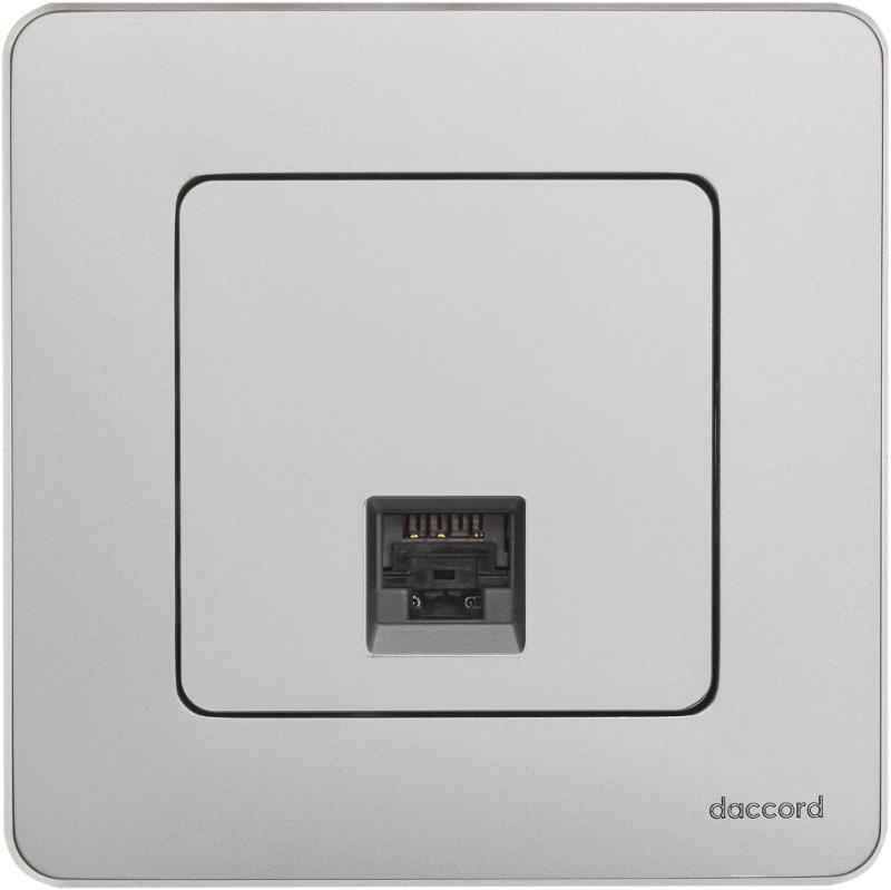 Inspiria Алюминий розетка компьютерная RJ45 С/У категория 6 UTP | 673832 | Legrand; замена на арт. ИЭК 6738321 — Legrand