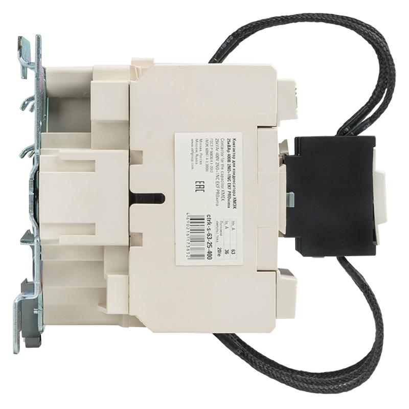 Контактор для конденсатора КМЭК 25квар 400В 2NО+1NC EKF PROxima | ctrk-s-63-25-400 | EKF — миниатюра 3