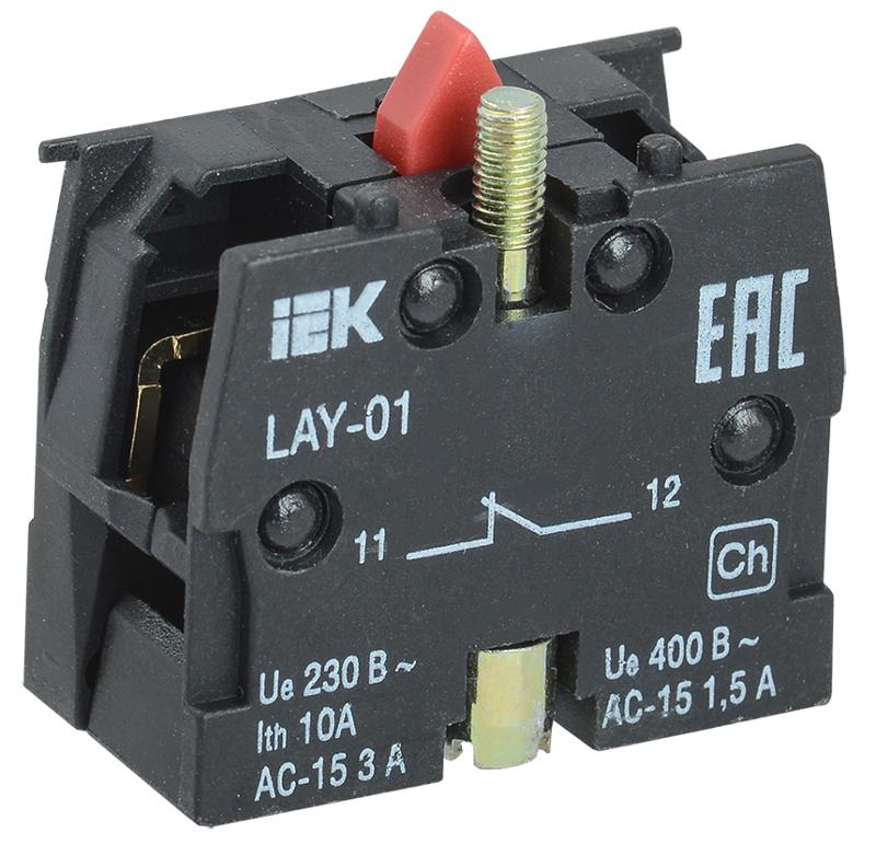Контактный блок 1р для серии LAY5  | BDK11 | IEK — IEK (ИЭК)