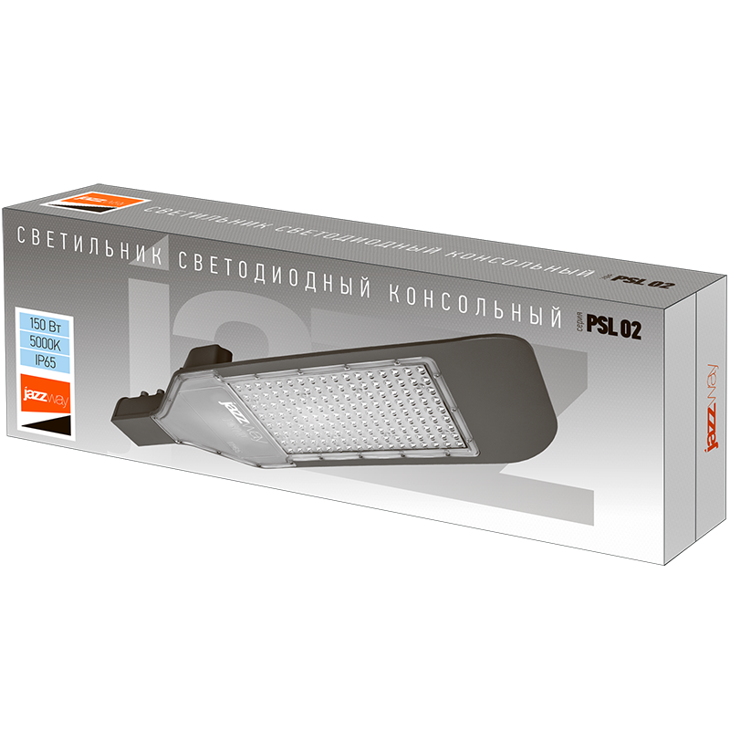 Светильник светодиодный консольный уличный ДКУ PSL 02 150Вт 5000K IP65 GR AC85-265V (3г.гар) Jazzway | 5015845 | Jazzway — миниатюра 5