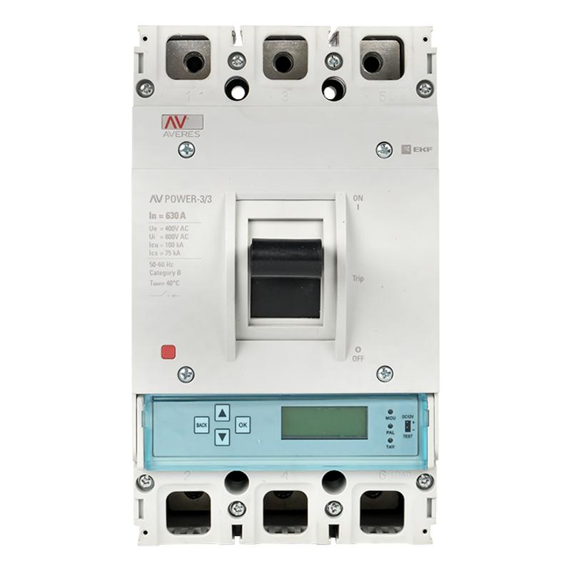 Выключатель автоматический AV POWER-3/3 630А 100kA ETU6.0 AVERES | mccb-33-630H-6.0-av | EKF — миниатюра 4