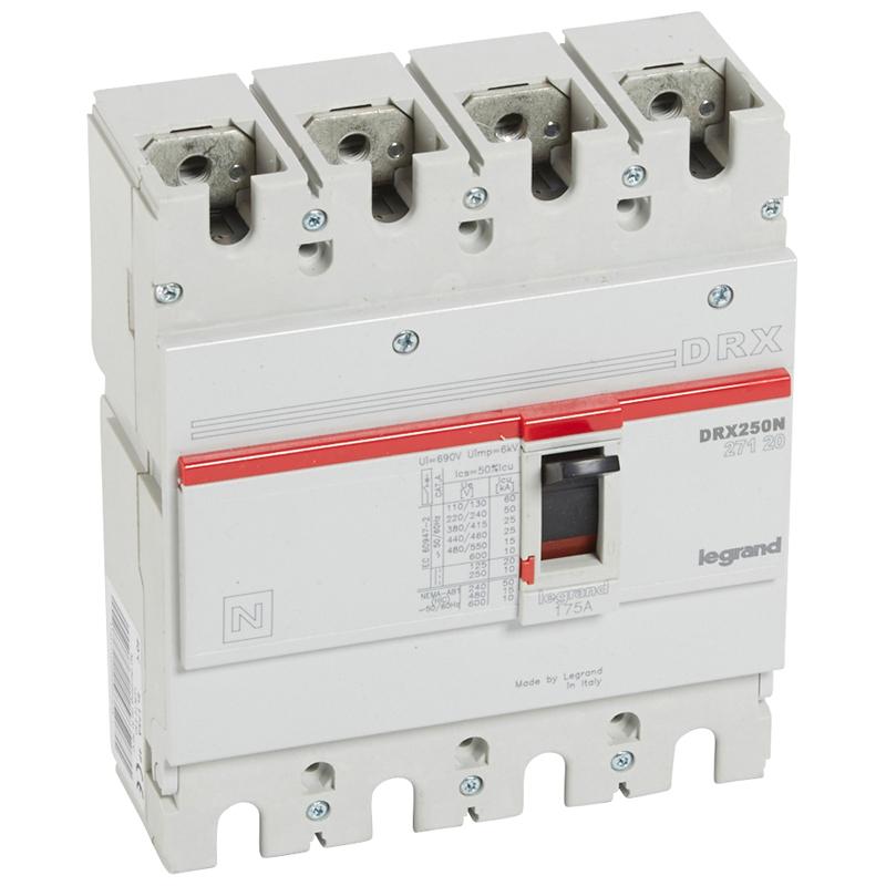 Drx250 фиксированный 175a 4p 25кА | 027120 | Legrand — Legrand