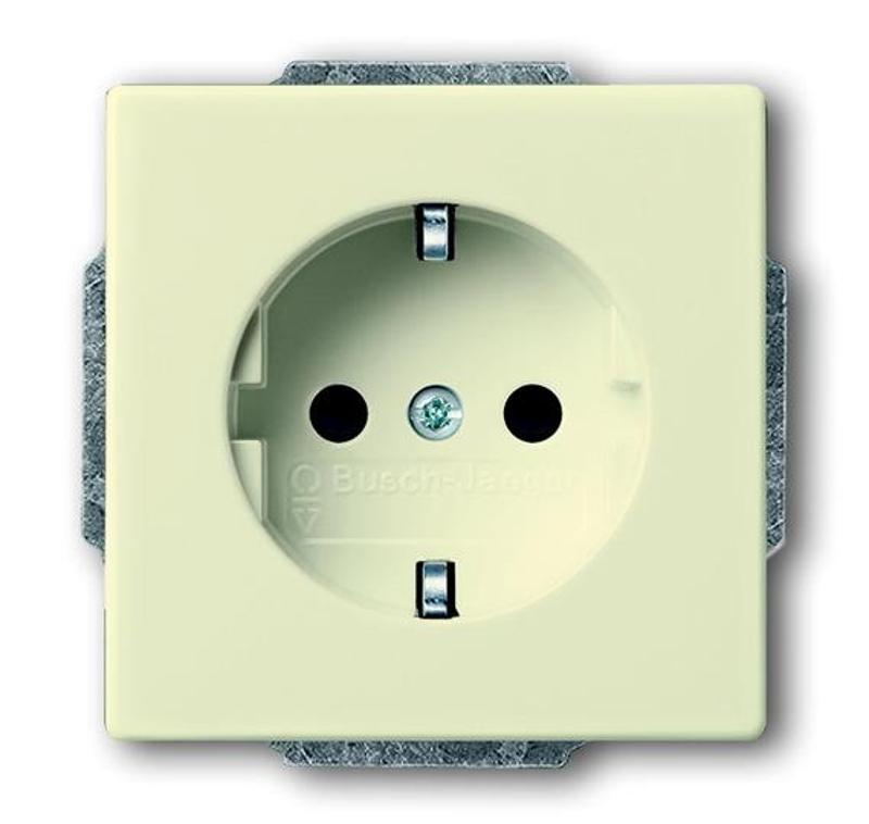 Розетка SCHUKO 16А 250В, серия Future/Axcent/Carat/Династия, цвет слоновая кость | 2011-0-6214  | 2CKA002011A6214 | ABB — ABB