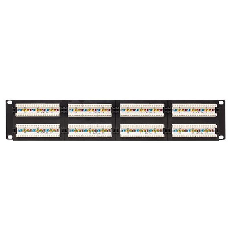 Патч-панель TERACOM PRO 19'' Cat.5E 2U неэкранированная UTP 48 портов RJ-45 Dual IDC | TRP-PPNL-5EUTP-2U48 | EKF — миниатюра 9