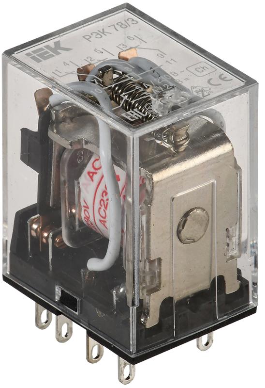Реле РЭК78/3(MY3)  5А  220В АC  | RRP20-3-05-220A | IEK — IEK (ИЭК)