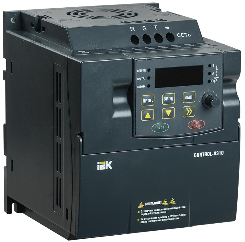 Преобразователь частоты CONTROL-A310 380В, 3Ф 1,5 kW 3,7A | CNT-A310D33V015TEZ | IEK — IEK (ИЭК)